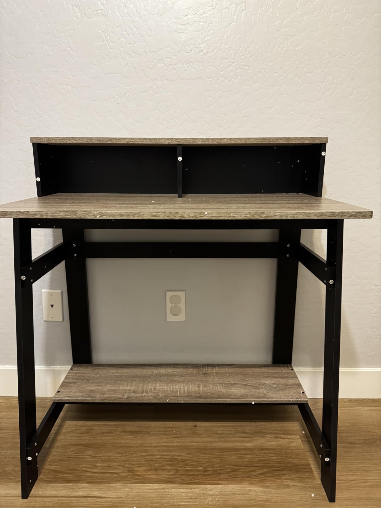 Furinno Simplistic 31-Inch Compact Computer Desk, Black Espresso customer photo 2