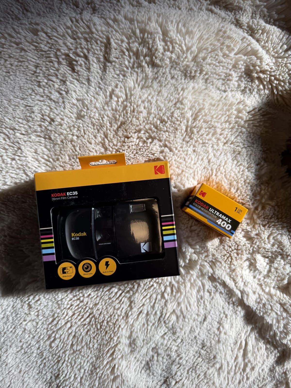 KODAK EC35 35mm Film Camera 35mm, Reusable, Focus-Free, Built-in Flash, Slide Cover, Beginner Friendly (Avocado Green) Bundle with Kodak Ultramax 400/24EXP 35mm Roll Film customer photo 1