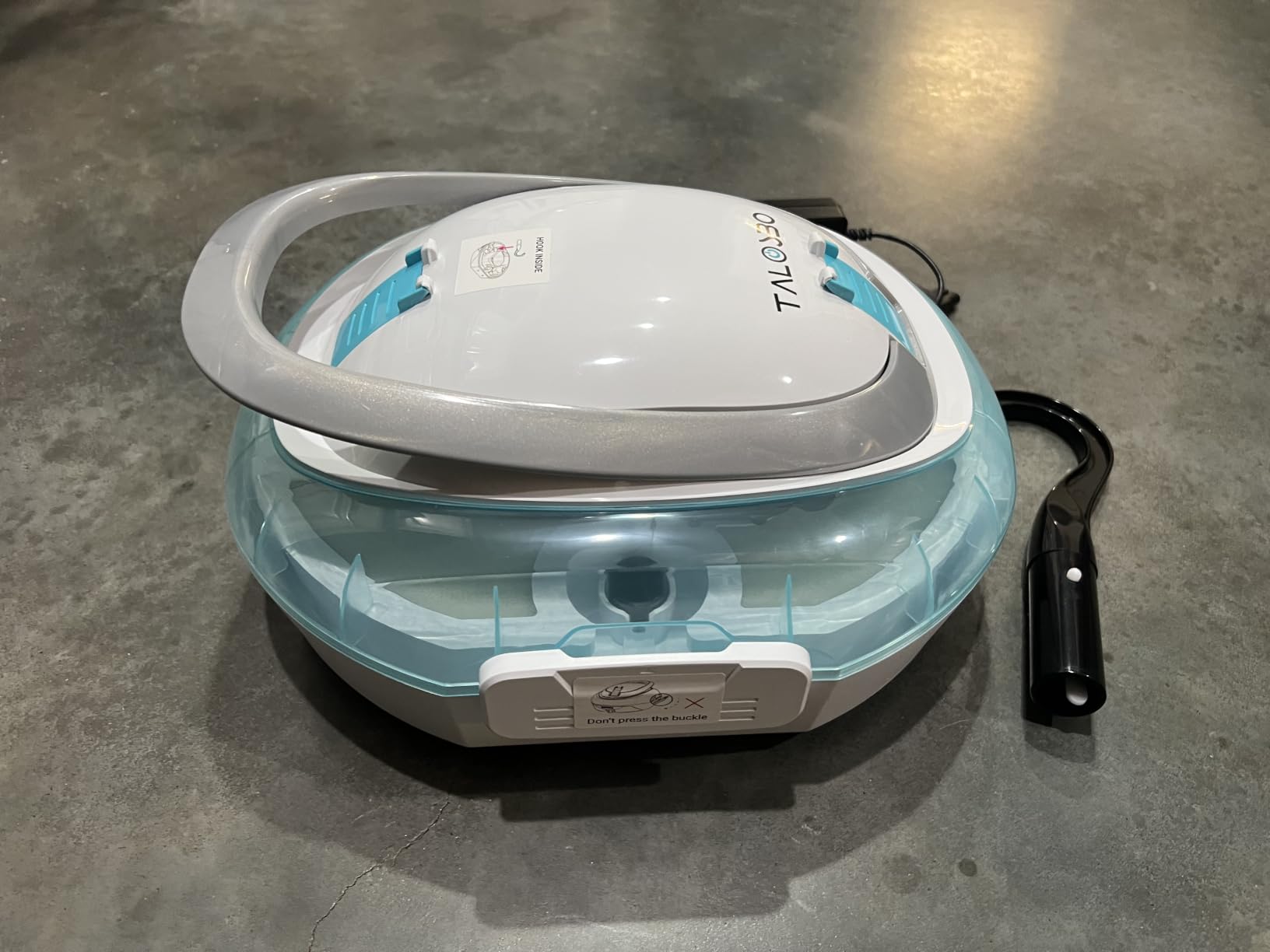 S2 Pool Vacuum Robot for Above Ground Pools, 90-Min Runtime, 861 Sq.Ft Coverage, Cordless Operation, Efficient Cleaning Performance, Dual-Layer Filtration, Panda Black customer photo 1