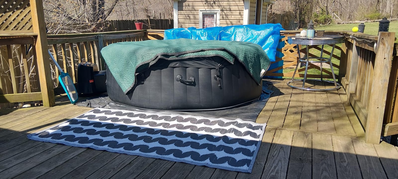 NAIZEA 2 Person Inflatable Hot Tub, Portable Outdoor Spa with Air Jets customer photo 1