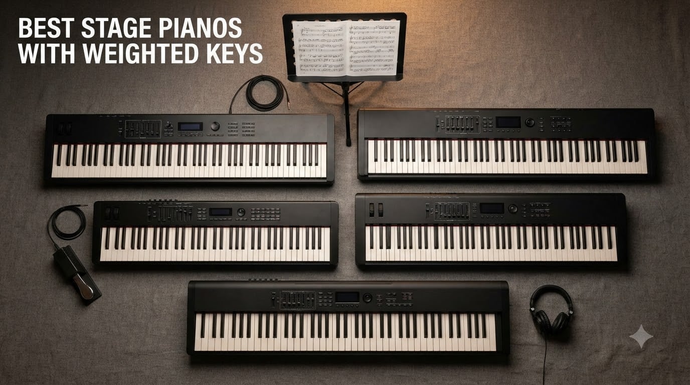 best stage pianos with weighted keys
