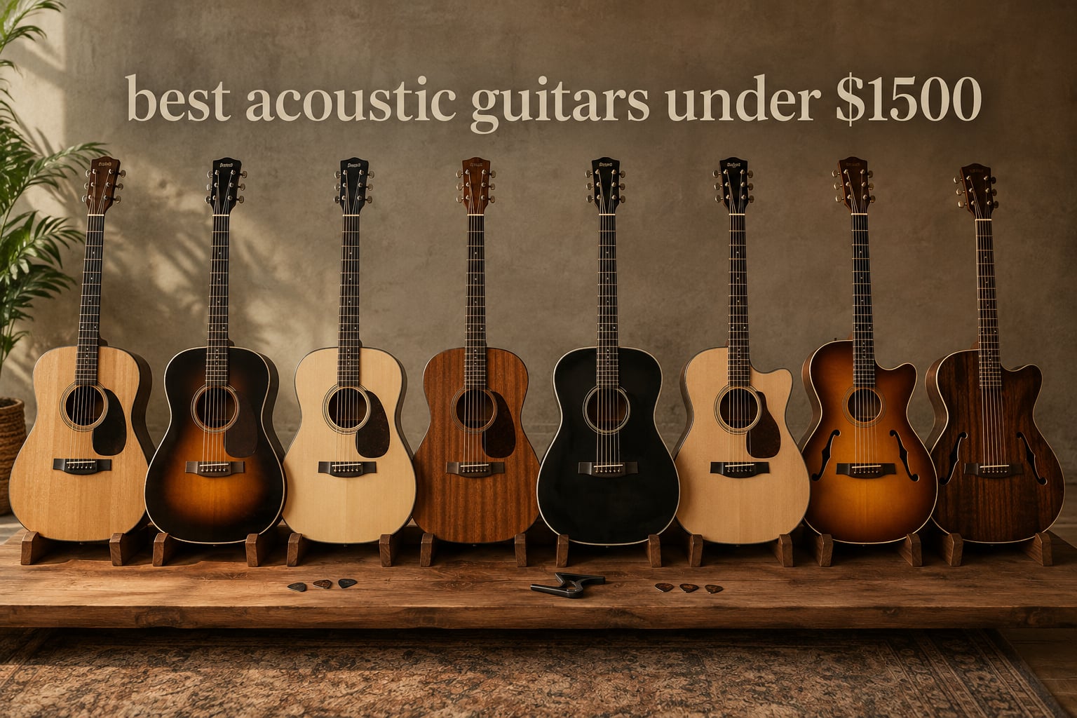 best acoustic guitars under $1500