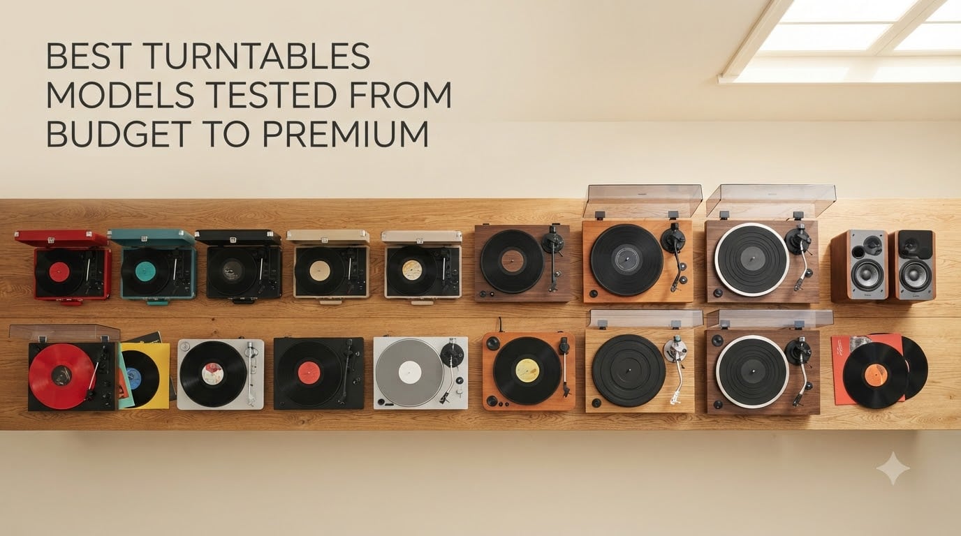 best turntables models tested from budget to premium