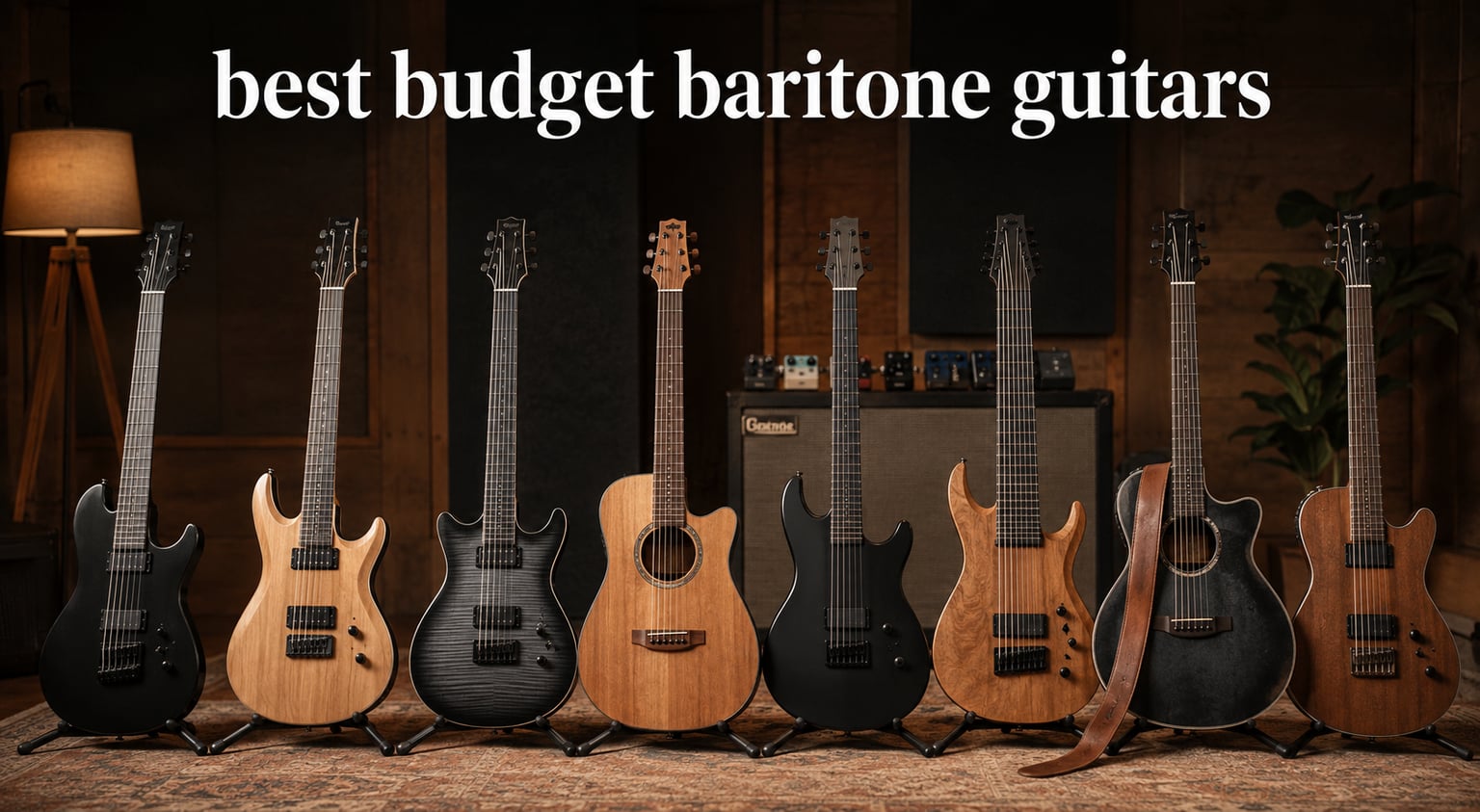 best budget baritone guitars
