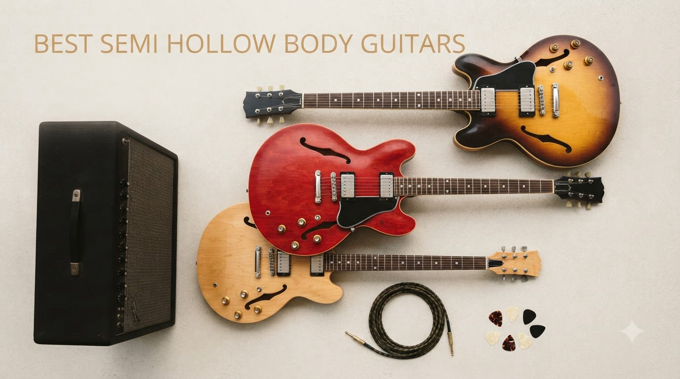 best semi hollow body guitars