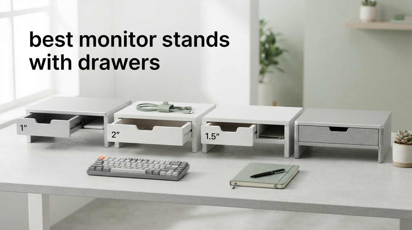 best monitor stands with drawers