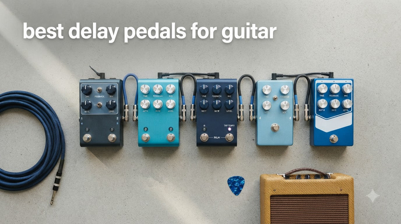 best delay pedals for guitar