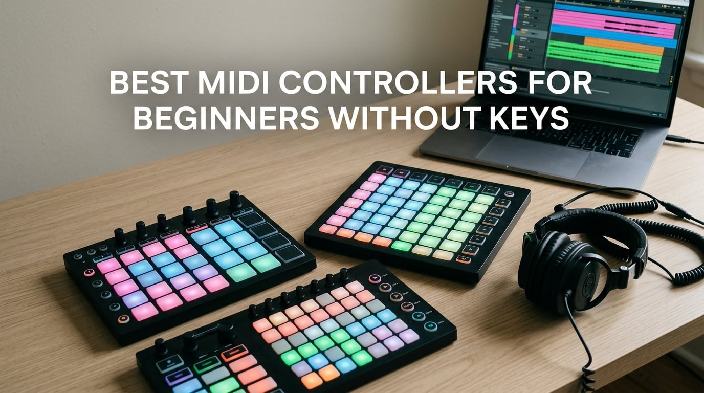 best midi controllers for beginners without keys