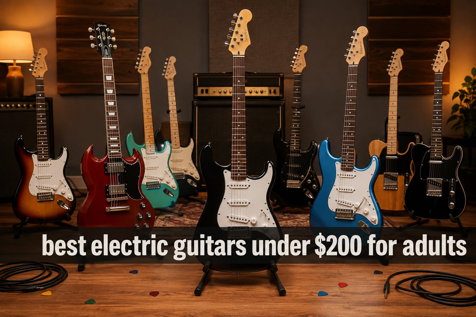 best electric guitars under $200 for adults