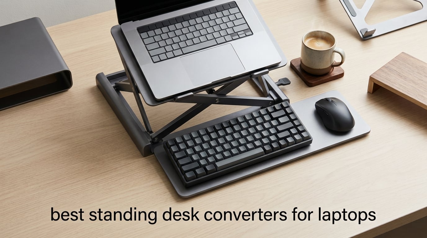 best standing desk converters for laptops
