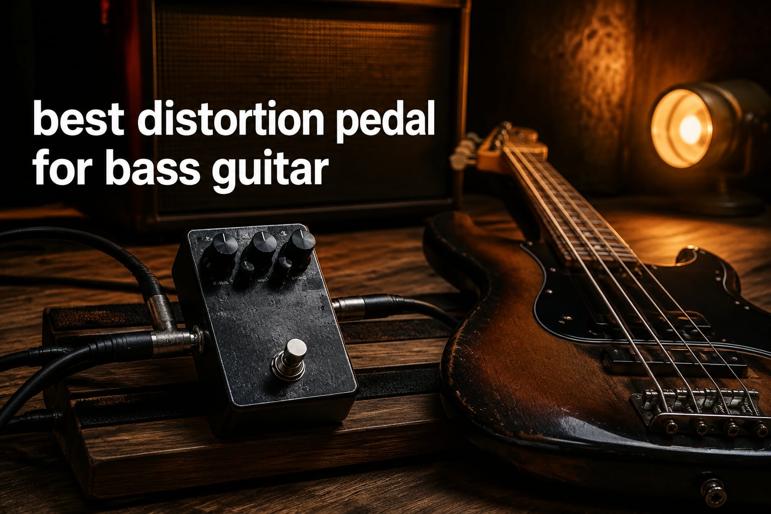 best distortion pedal for bass guitar
