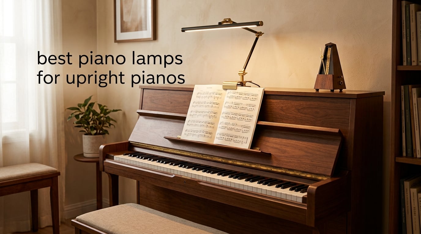 best piano lamps for upright pianos