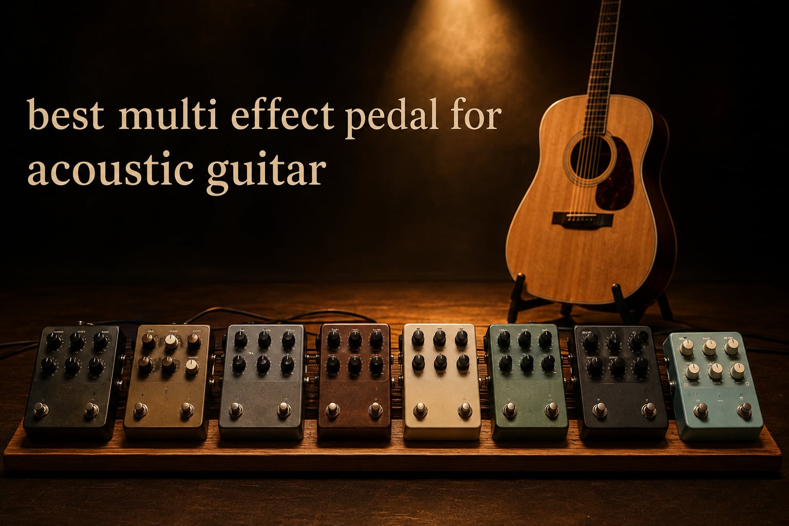 best multi effect pedal for acoustic guitar