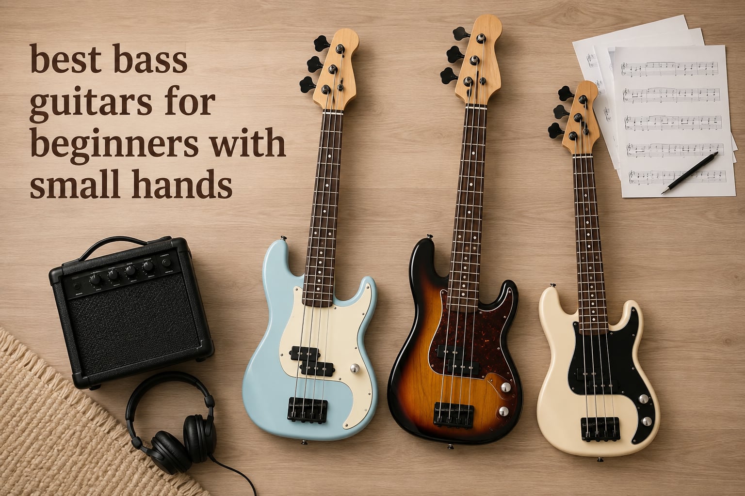 best bass guitars for beginners with small hands