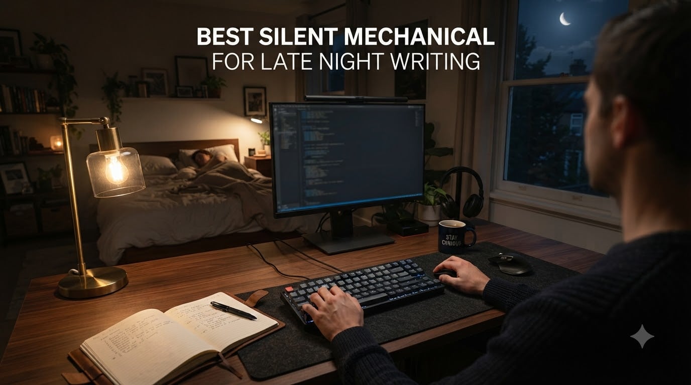 best silent mechanical keyboards for late night writing