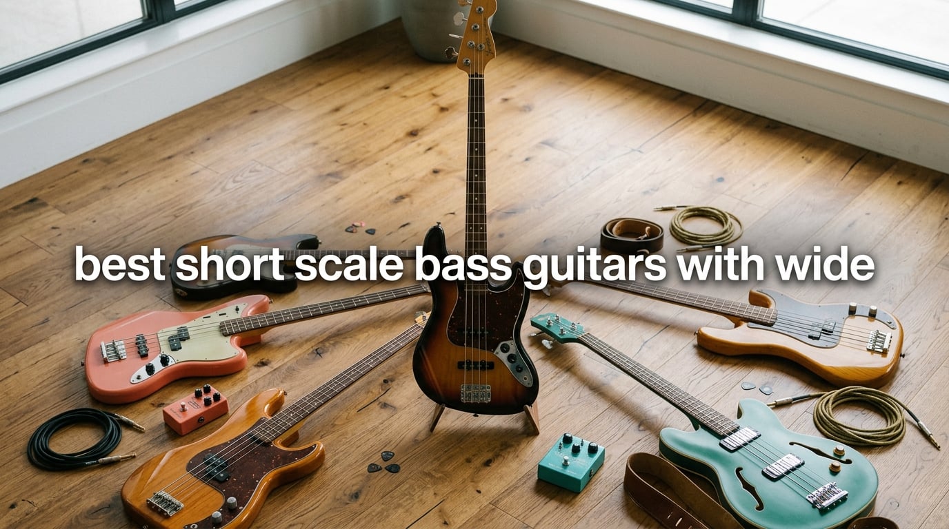best short scale bass guitars with wide