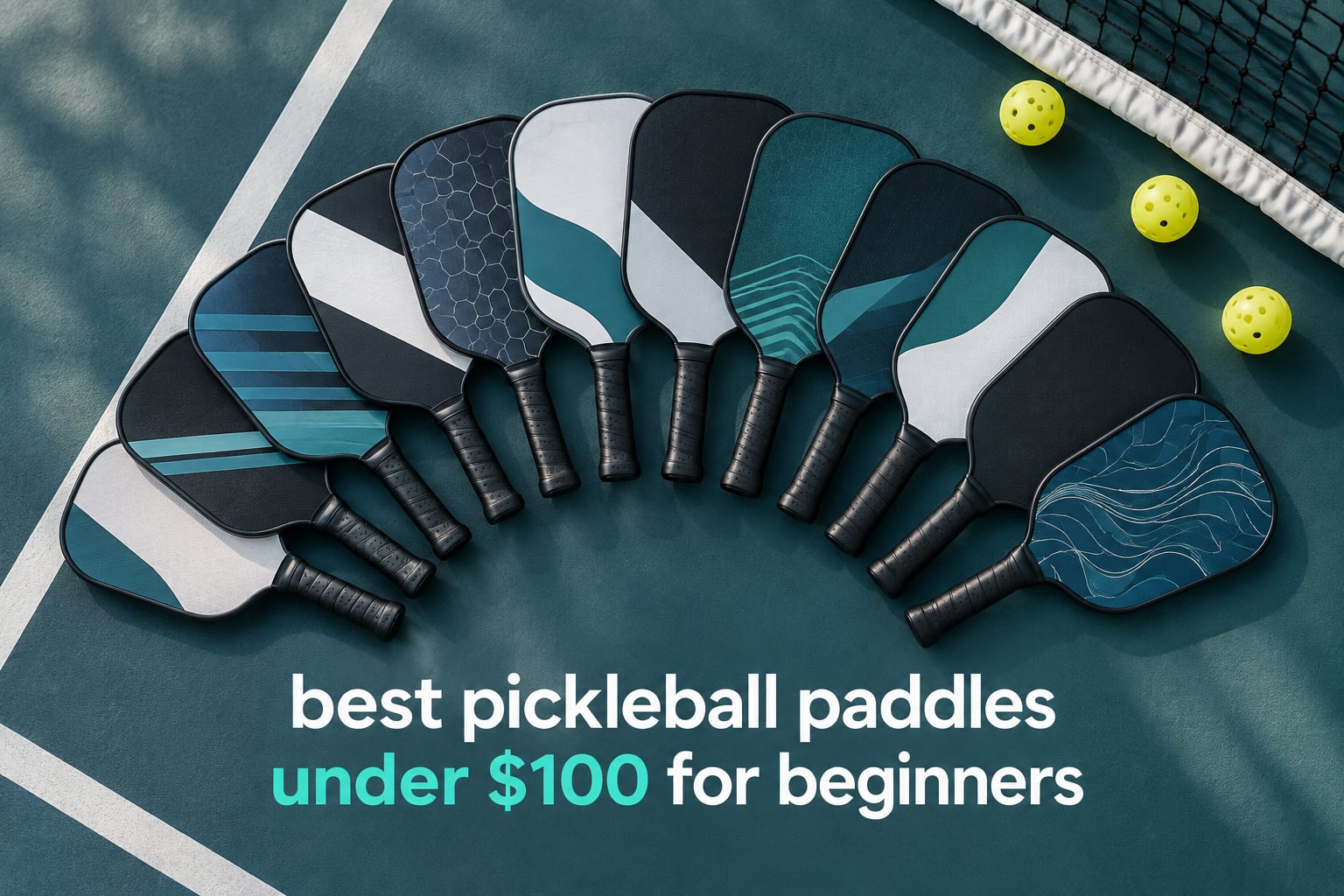 best pickleball paddles under $100 for beginners