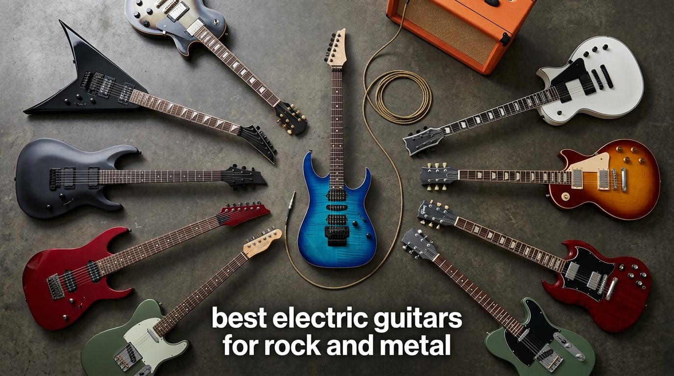 best electric guitars for rock and metal