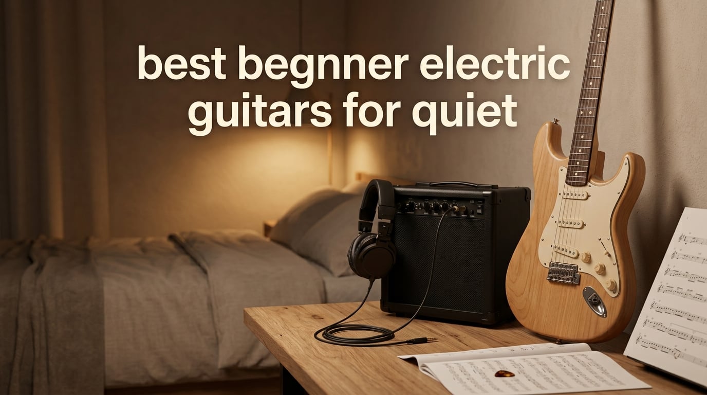 best beginner electric guitars for quiet