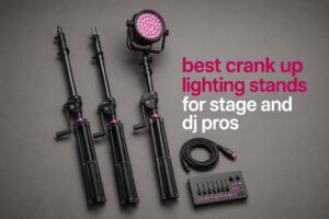 best crank up lighting stands for stage and dj pros