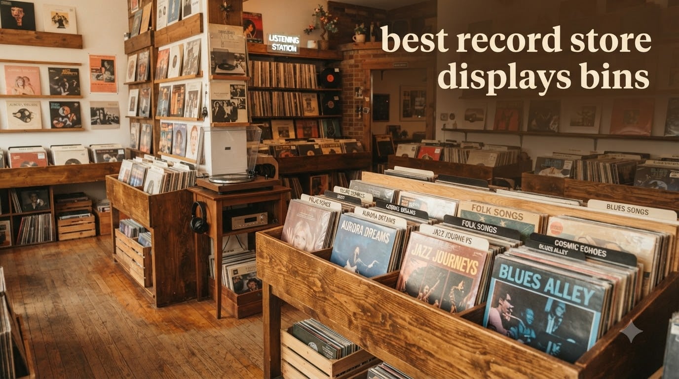 best record store displays bins