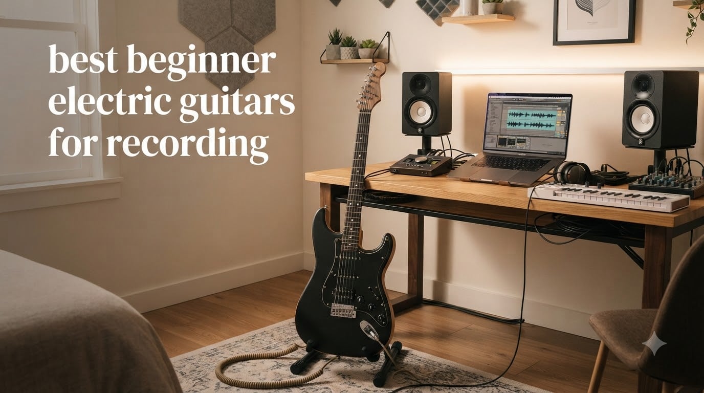 best beginner electric guitars for recording