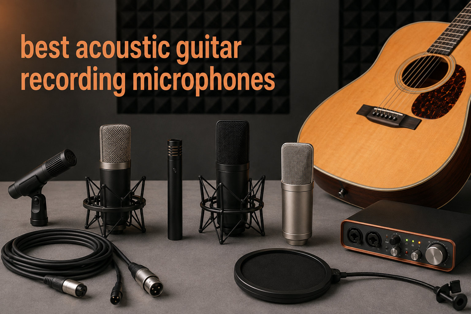 best acoustic guitar recording microphones
