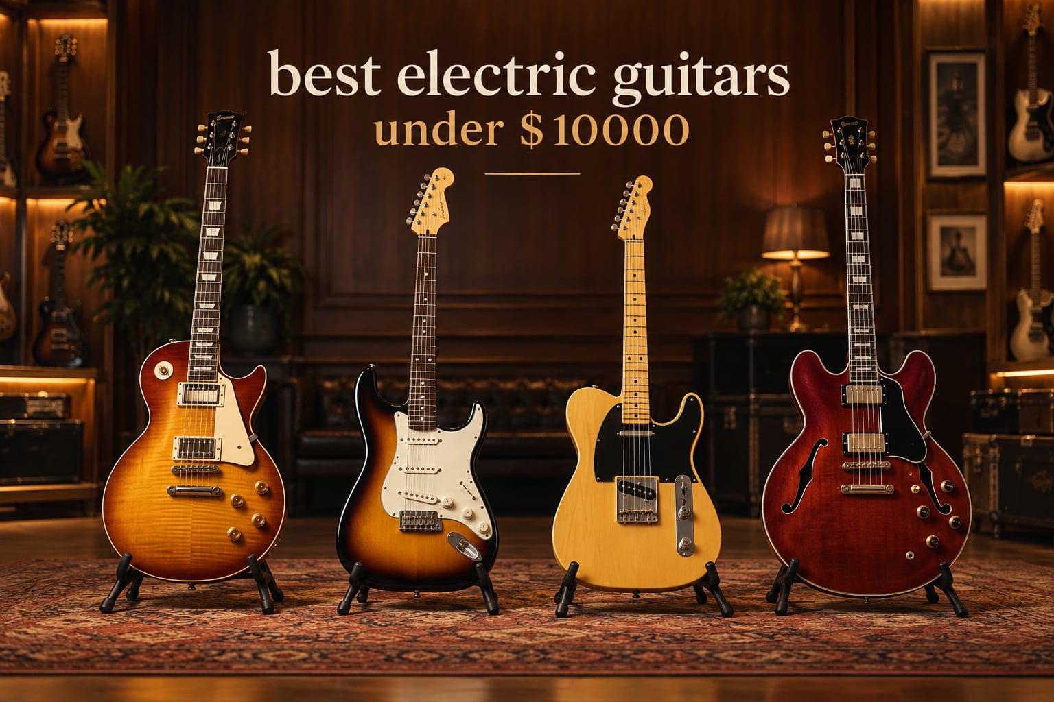 best electric guitars under $10000