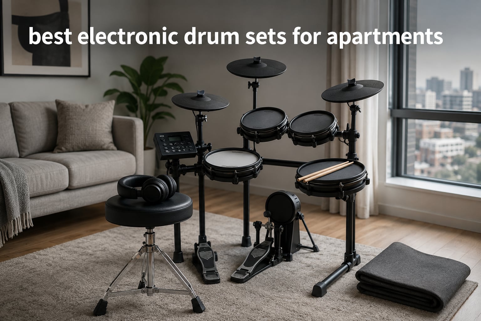 best electronic drum sets for apartments