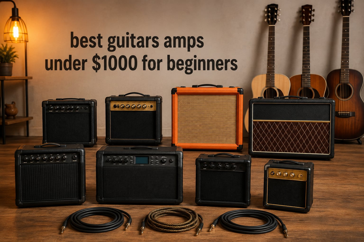 best guitars amps under $1000 for beginners