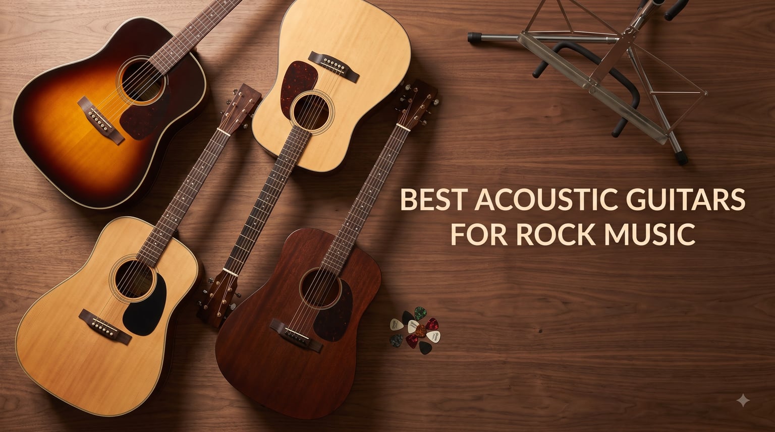 best acoustic guitars for rock music