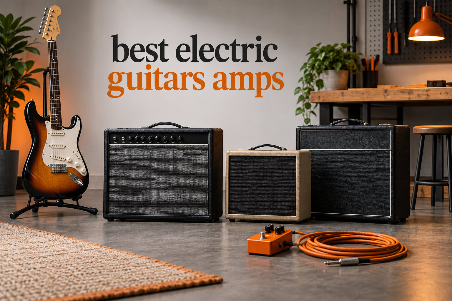 best electric guitars amps