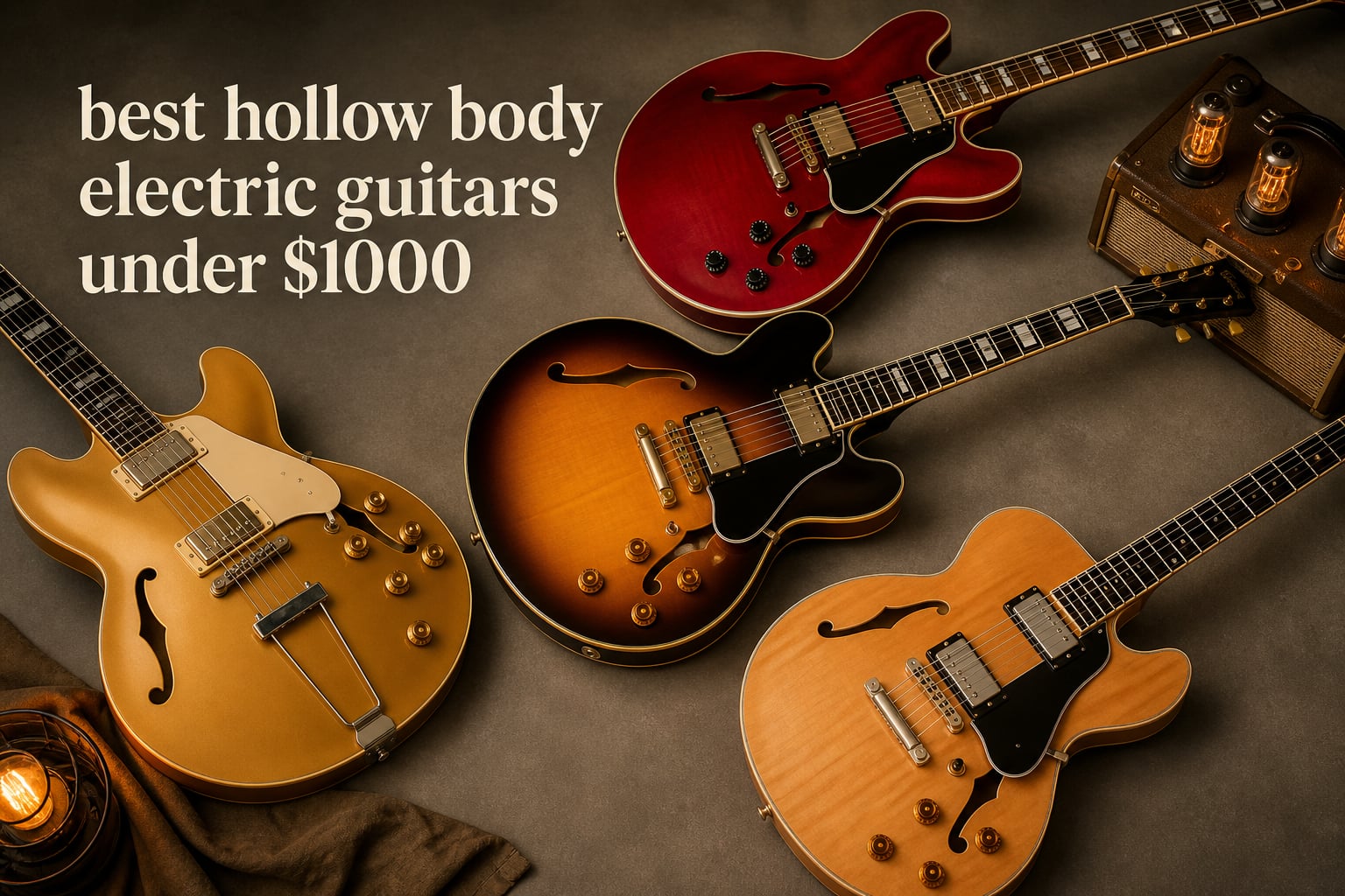best hollow body electric guitars under $1000