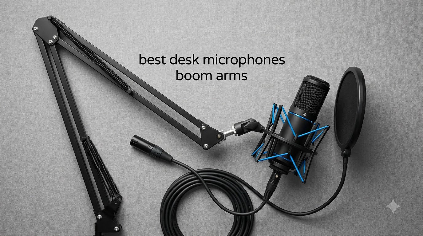 best desk microphones boom arms