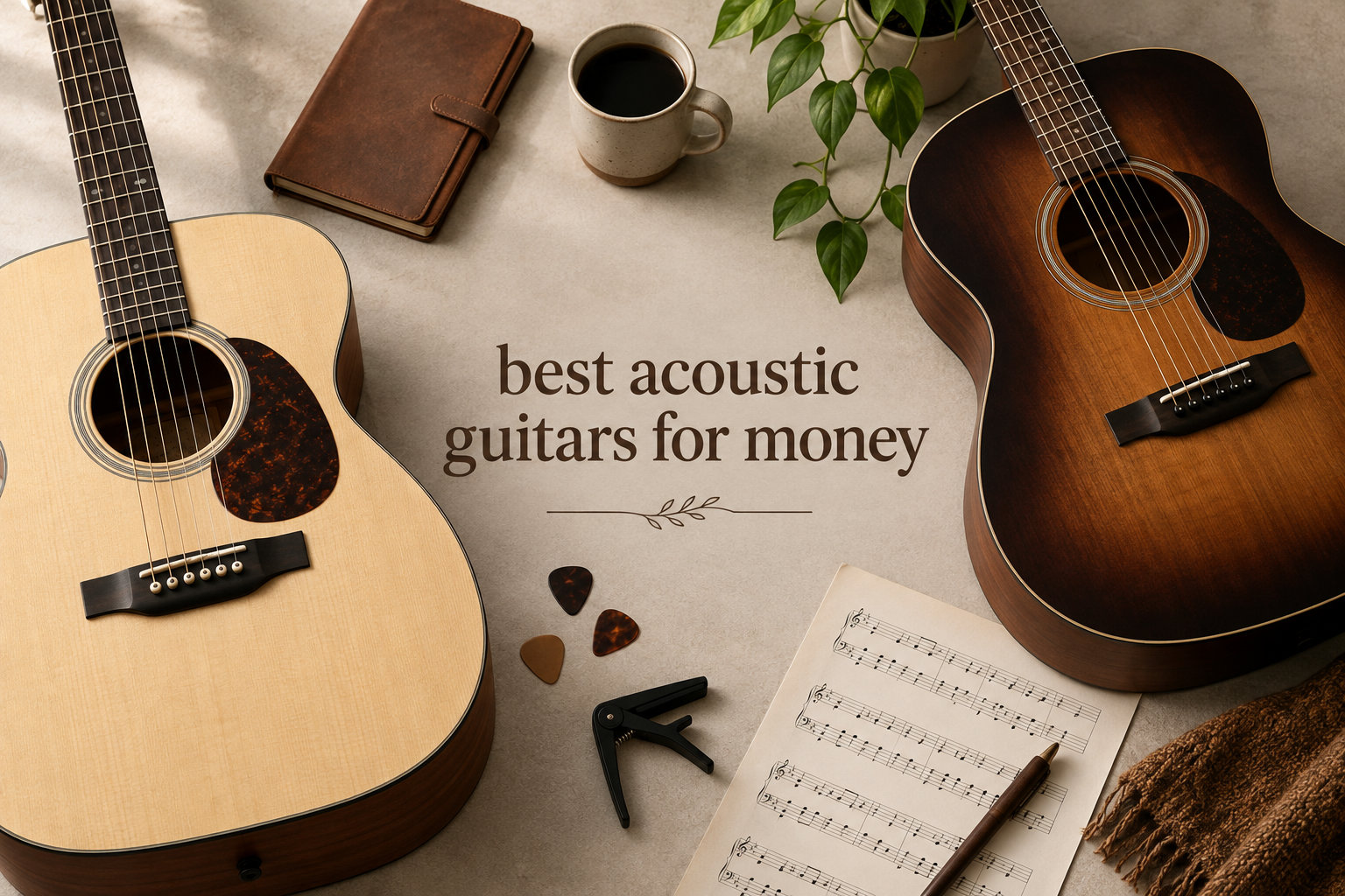 best acoustic guitars for money