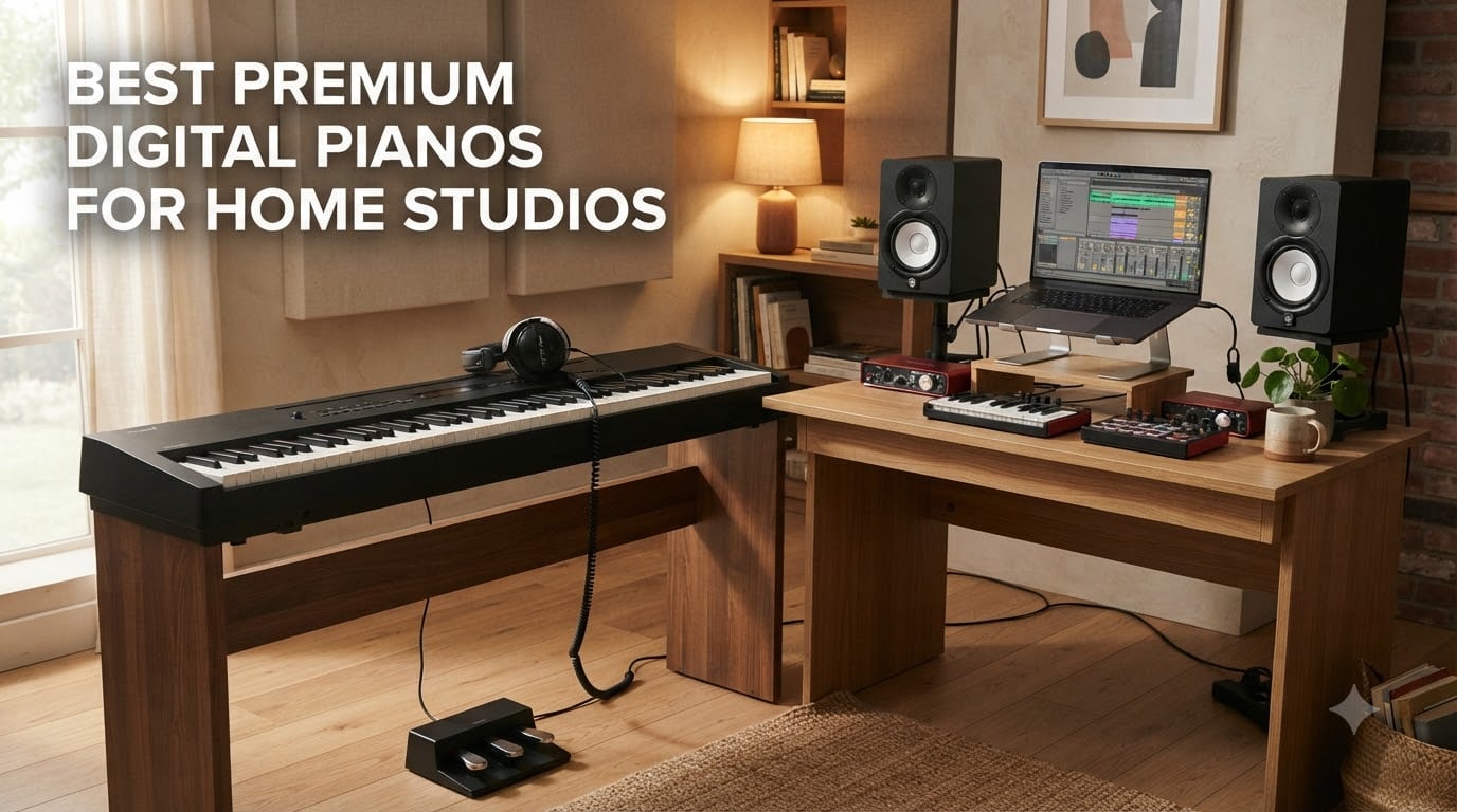 best premium digital pianos for home studios
