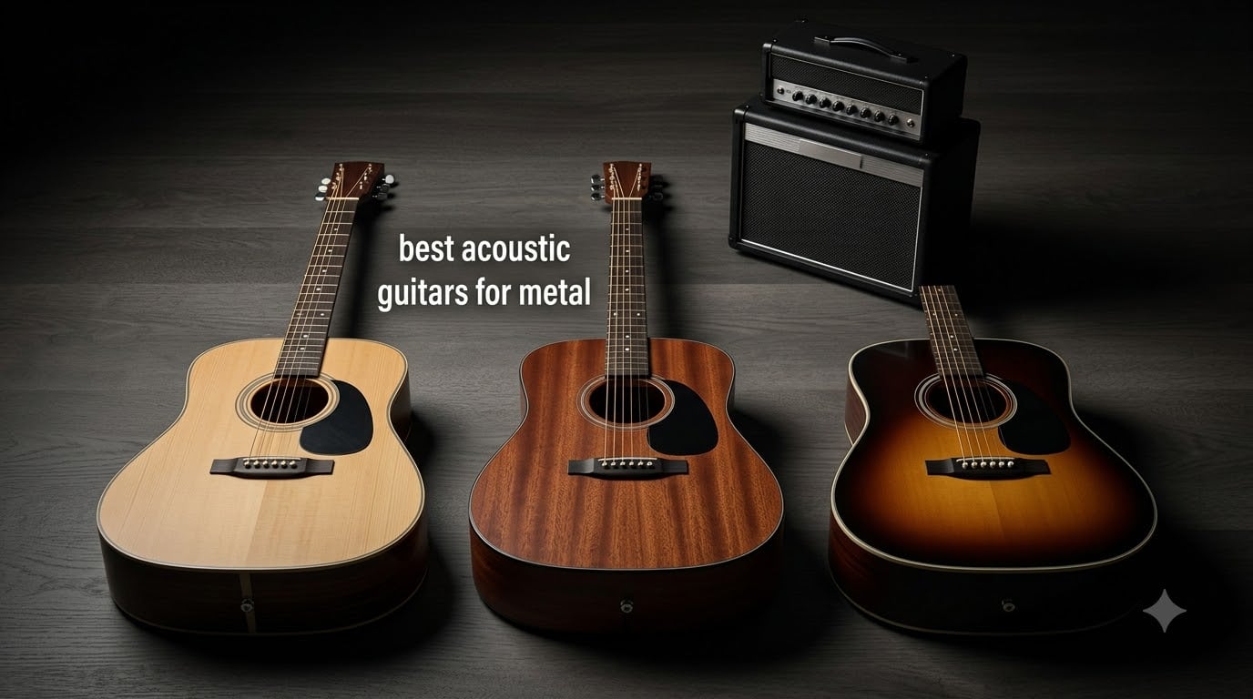best acoustic guitars for metal