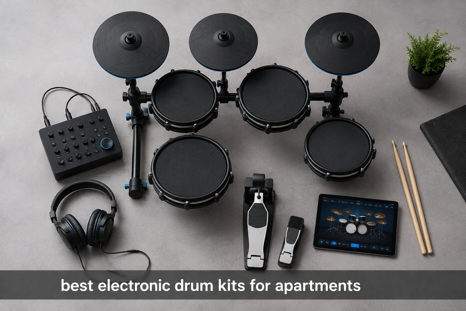 best electronic drum kits for apartments