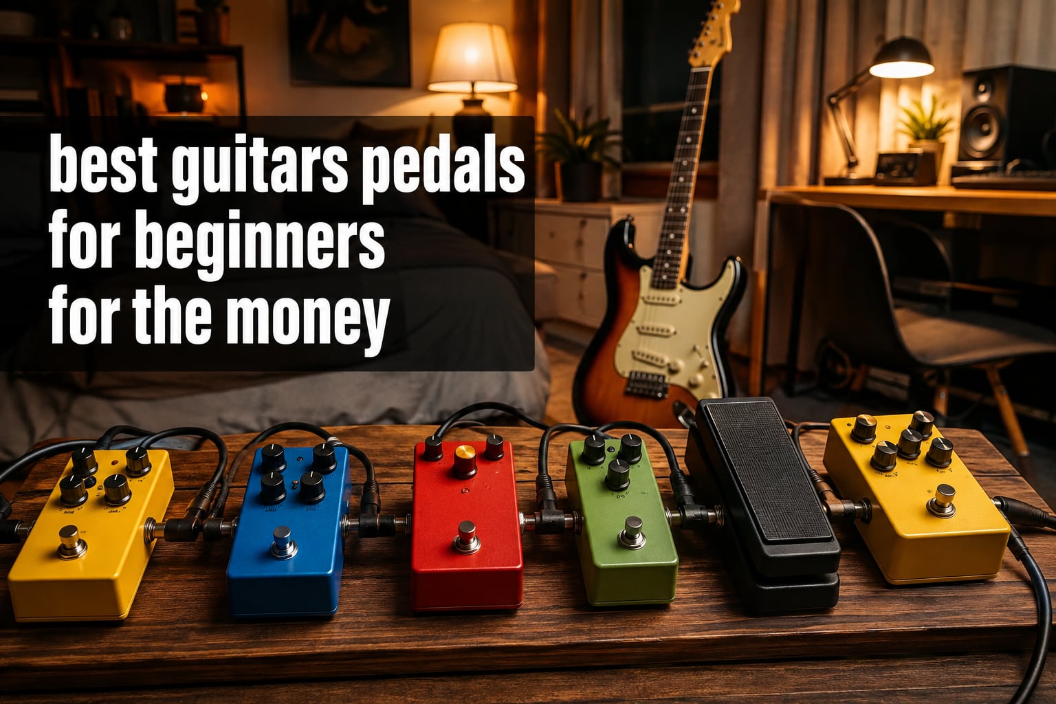 best guitars pedals for beginners for the money