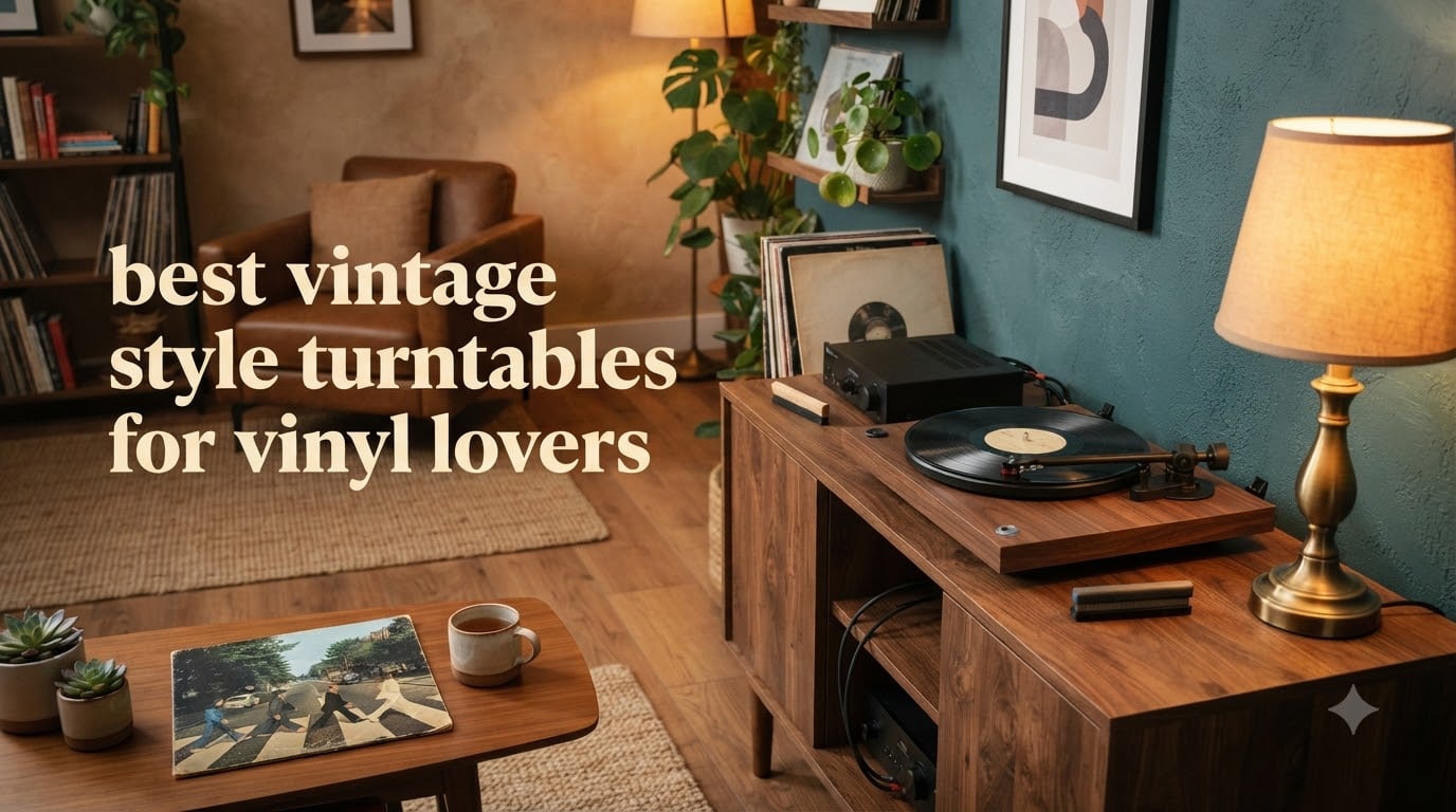 best vintage style turntables for vinyl lovers