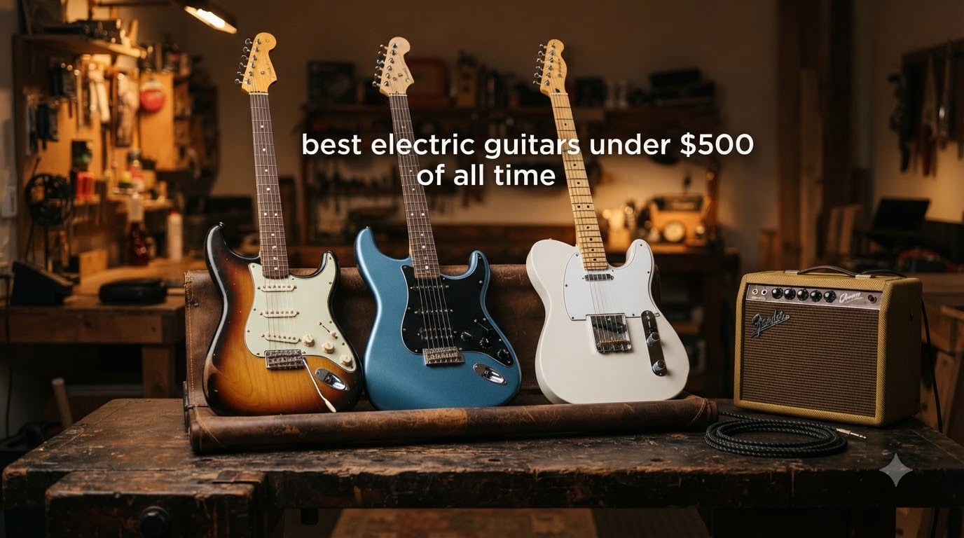 best electric guitars under $500 of all time