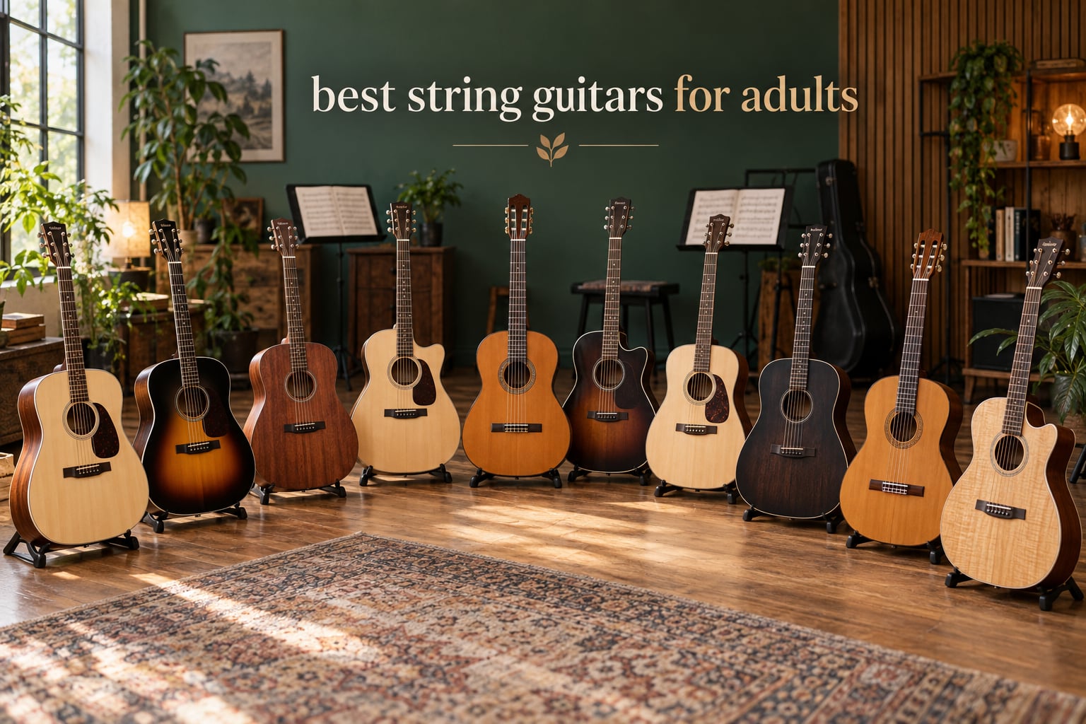 best string guitars for adults