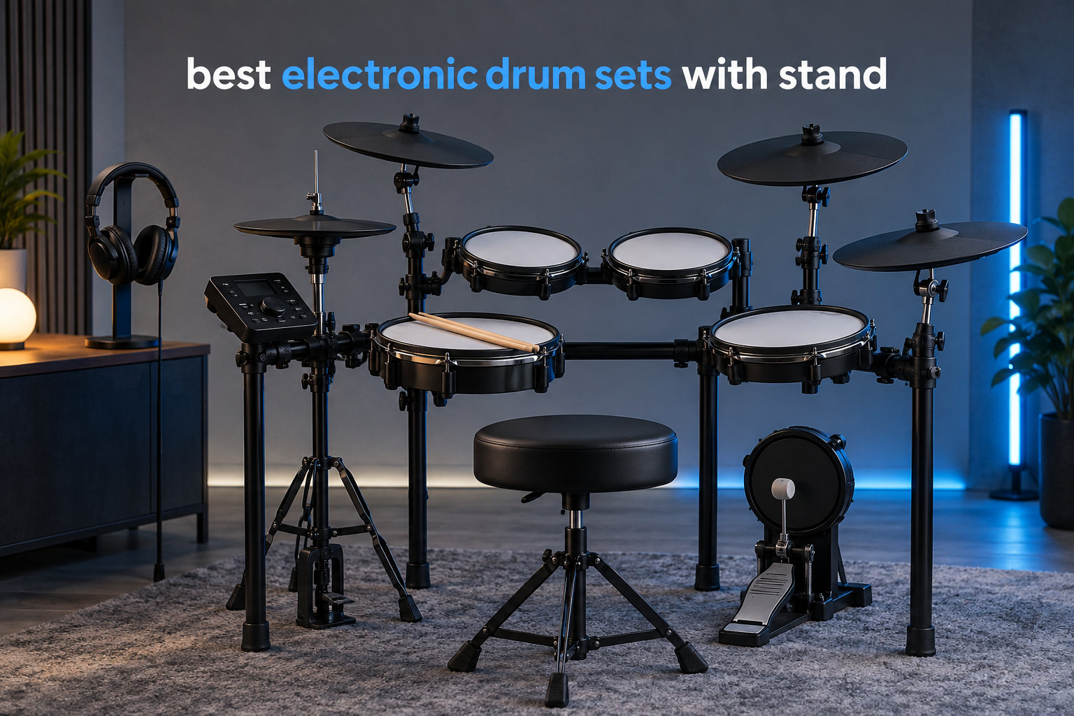 best electronic drum sets with stand
