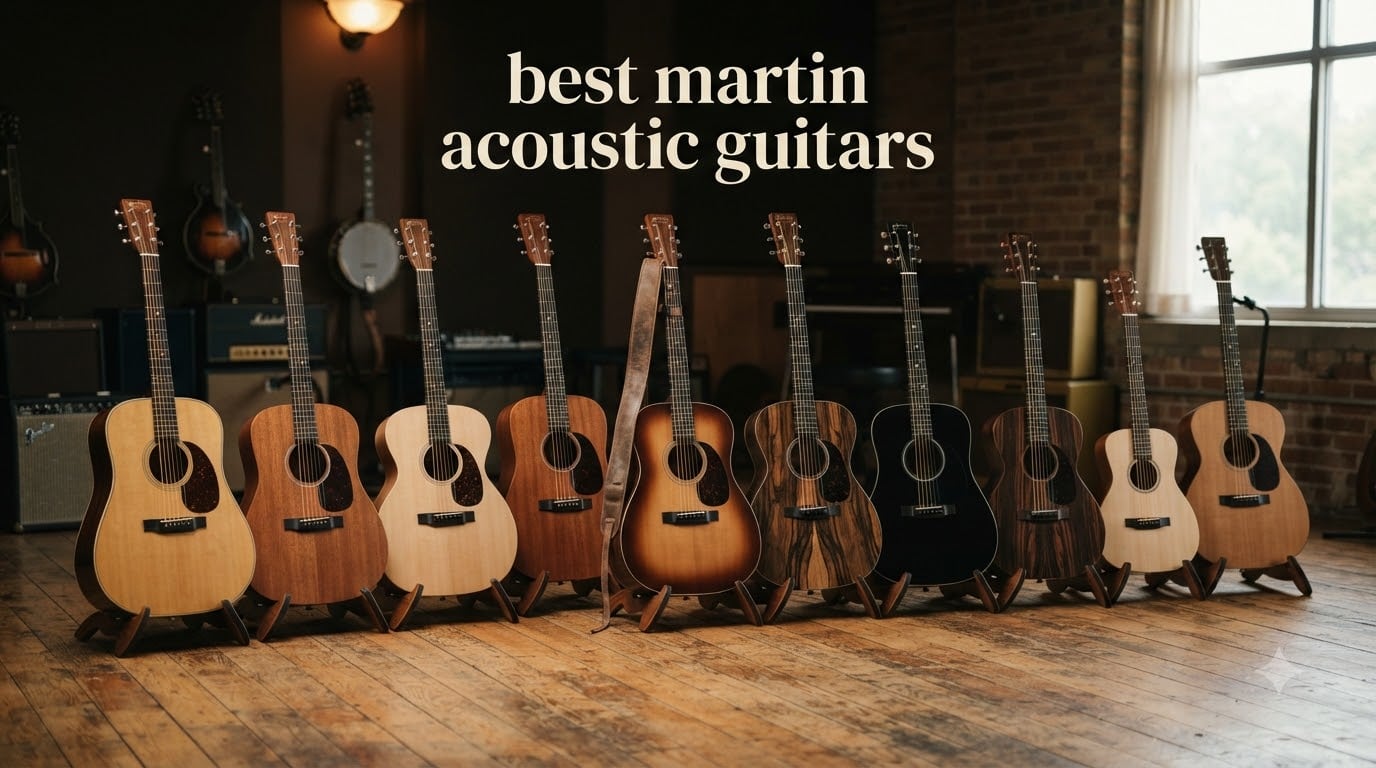best martin acoustic guitars