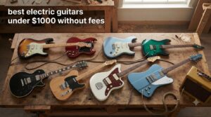 best electric guitars under $1000 without fees