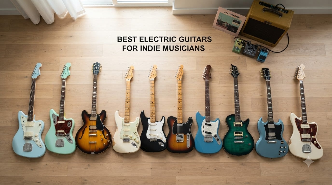 best electric guitars for indie musicians