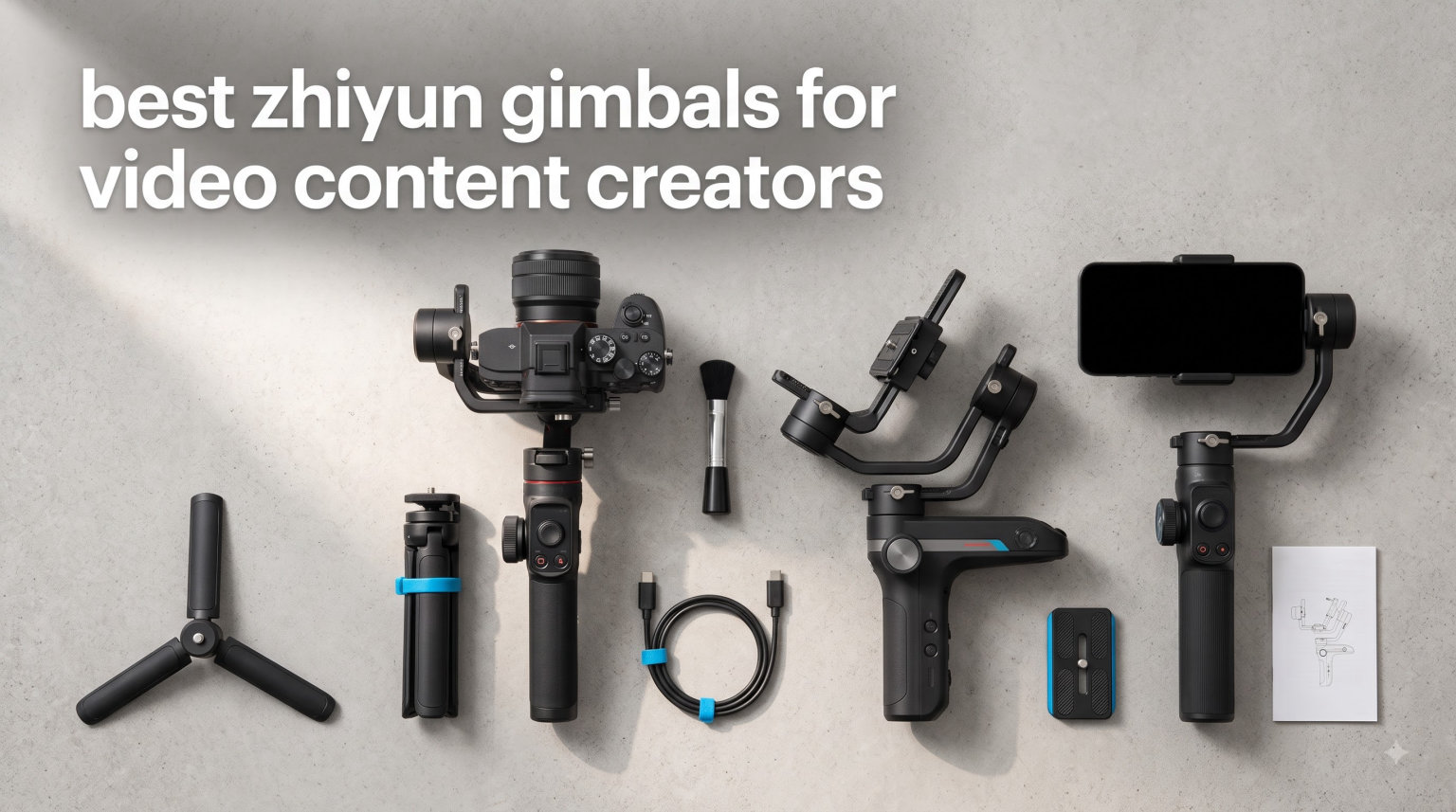 best zhiyun gimbals for video content creators