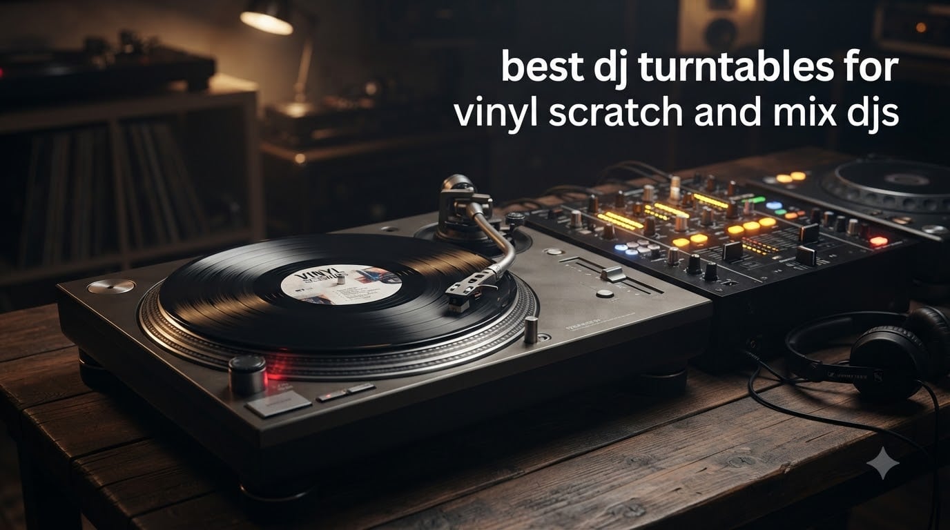 best dj turntables for vinyl scratch and mix djs