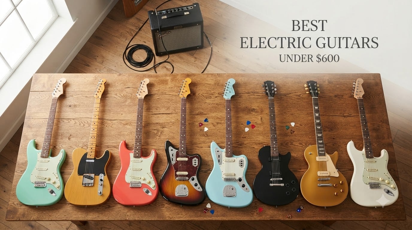 best electric guitars under $600