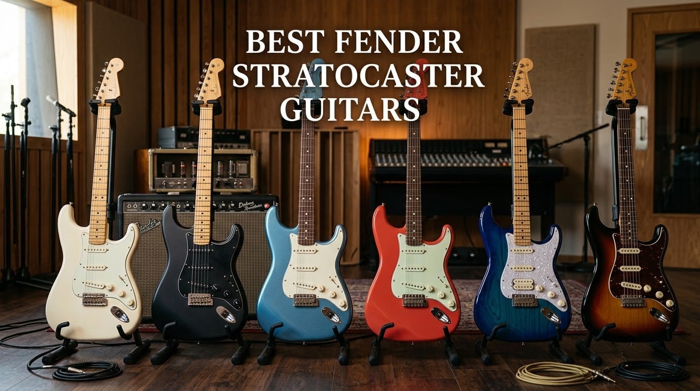 best fender stratocaster guitars